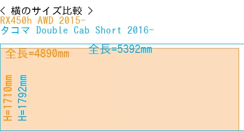 #RX450h AWD 2015- + タコマ Double Cab Short 2016-